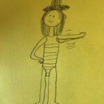 Timothy Simons Instagram - Hopper drew the Babadook on a beach vacation the other day.