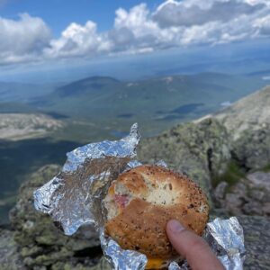 Timothy Simons Instagram - Climbed Mt Katahdin with friends I’ve known since elementary school and ate the best bagel sandwich I’ve ever had in my life at the summit. Also got caught in a 10 minute hailstorm in the tablelands. Then we drank beer in Gabe’s pickup flatbed to celebrate.