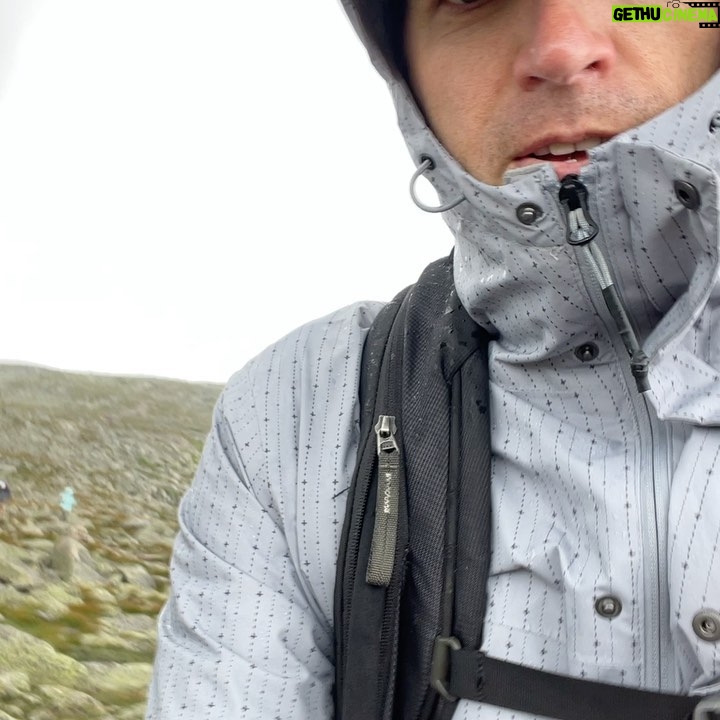 Timothy Simons Instagram - Climbed Mt Katahdin with friends I’ve known since elementary school and ate the best bagel sandwich I’ve ever had in my life at the summit. Also got caught in a 10 minute hailstorm in the tablelands. Then we drank beer in Gabe’s pickup flatbed to celebrate. Baxter State Park