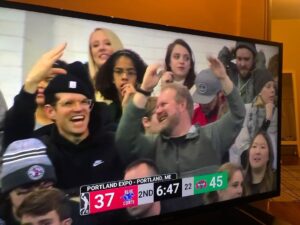 Timothy Simons Instagram - A New Year’s Eve tradition a decade old. @maineredclaws with The Us.  The first picture was from the local telecast today, which might be my proudest moment. We’ve been trying to get the lobster chomp celebration going for ten years.  Here’s hoping this is the decade it happens.