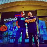 Timothy V. Murphy Instagram - Back in Santa Monica @activebarbers @blackbearbrand @vans @ninerbarber