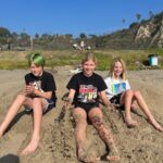 Timothy V. Murphy Instagram - At the beach for a cold plunge yesterday with the wild ocean and the kids😍😍😍