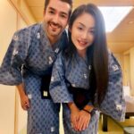 Tina Guo Instagram - Incredible Onsen stay at the foot of Mt. Fuji with a traditional dinner served in our room and some hot spring time 🗻❤️ Fuji Kawaguchiko Onsen Hotel Konansou