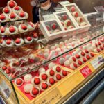 Tina Guo Instagram - Strawberry 🍓 Mochi & 🍣 in Ginza Ginza Tokyo