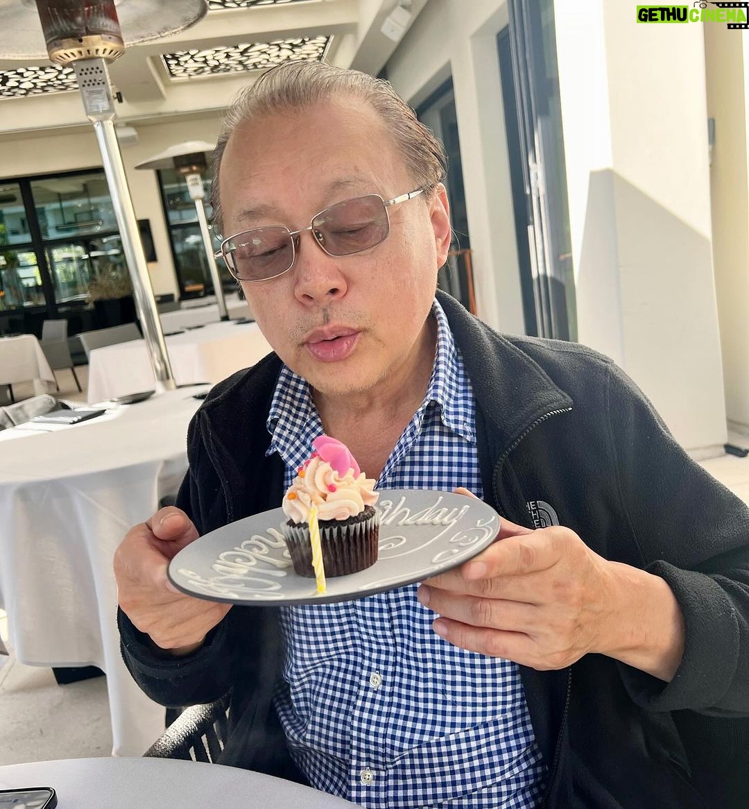 Tina Guo Instagram - Belated Birthday Brunch yesterday for my Dad 68th! 🎂🌊 Waterfront Beach Resort, Huntington Beach
