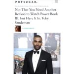 Toby Sandeman Instagram - Thank you @popsugar 🖤 ✨✨✨ STYLIST - @mr_baldwinstyle & @courtney.arringtonbaldwin ASST STYLIST - @sheisjames GROOMING - @raquel_vivve TUXEDO - @toddsnyderny BOW TIE - @turnbull_asser