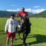 Tofiq Musayev Instagram - сборы в горах перед боями с братями🏔🥷 Zaqatala, Zaqatala, Azerbaijan