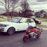 Tolga Karel Instagram - we and toys are ready to new year #2017 🙏🏻🙏🏻🇺🇸❤ #rangerovervouge #bmwc650sport Chicago, Illinois
