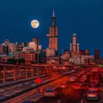 Tolga Karel Instagram – 18 yıl sonra bir başka gecede tekrar görüşmek üzere #moonlight 🙏🏻🇺🇸 #chicago Chicago, Illinois