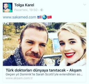 Tolga Karel Instagram - 🙏🏻🙏🏻🙏🏻🇺🇸🌎🇹🇷 teşekkürler #akşam #sakamed www.sakamed.com #doktorlar #doktorum #cimfa