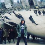 Tolga Karel Instagram – I had been in bean 🇺🇸🌎 #chicago #thebean bean #mileniumpark The Bean