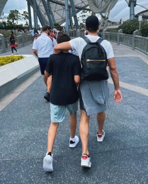 Tom Brady Instagram - The happiest place on earth (until you realize your kids were lying about tower of terror being “mad chill”) 😂