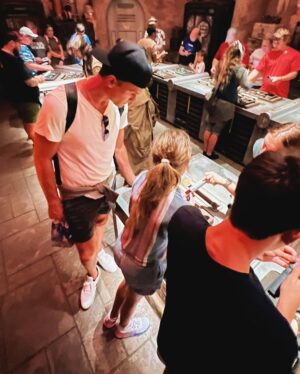 Tom Brady Instagram - The happiest place on earth (until you realize your kids were lying about tower of terror being “mad chill”) 😂
