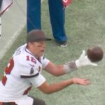 Tom Brady Instagram - Look at the smile when I caught it 😂 I love you Philly fans.