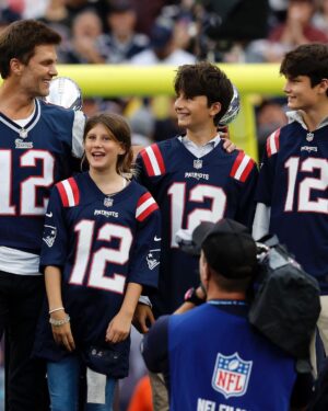 Tom Brady Instagram - I’ve talked a lot about how lucky I feel to have spent my life surrounded by such incredible people. Yesterday was just another reminder of that. Coming back to New England to celebrate what WE accomplished was so special, and it’s a day that I’ll never forget. Being able to spend time with teammates, family, friends, coaches, and most importantly all the fans of Patriot nation is something that I’ll never take for granted. 

We won a whole lot of games up here… and believe it or not we had a whole lot of fun doing it. I’m so lucky to have been a New England Patriot. Foxboro Forever.