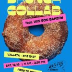 Tom Colicchio Instagram - WIN SON x VALLATA ⚡️@winsonbrooklyn will be in the open kitchen with team @vallatanyc for brunch tomorrow, Saturday, 12/16. Alongside Vallata brunch, on the menu: Win Son egg and cheese scallion pancake sandwiches… one with mortadella + pepperoncinis and another with ginger scallion duck confit… plus @daniellespence famous mochi donuts. Reservations mostly booked out on @resy but there might be a few walk ins available. Vallata New York
