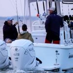 Tom Colicchio Instagram - “It is a boat with a purpose—to catch fish—and everything, every detail, every inch of the thirty one feet, is optimized to that end.” @esquire rides up the coast with @tomcolicchio on his new #regulator31 - story by @joshuadavidstein 👆read the full article at the link in bio 🎣 #regulatorboats Atlantic Ocean