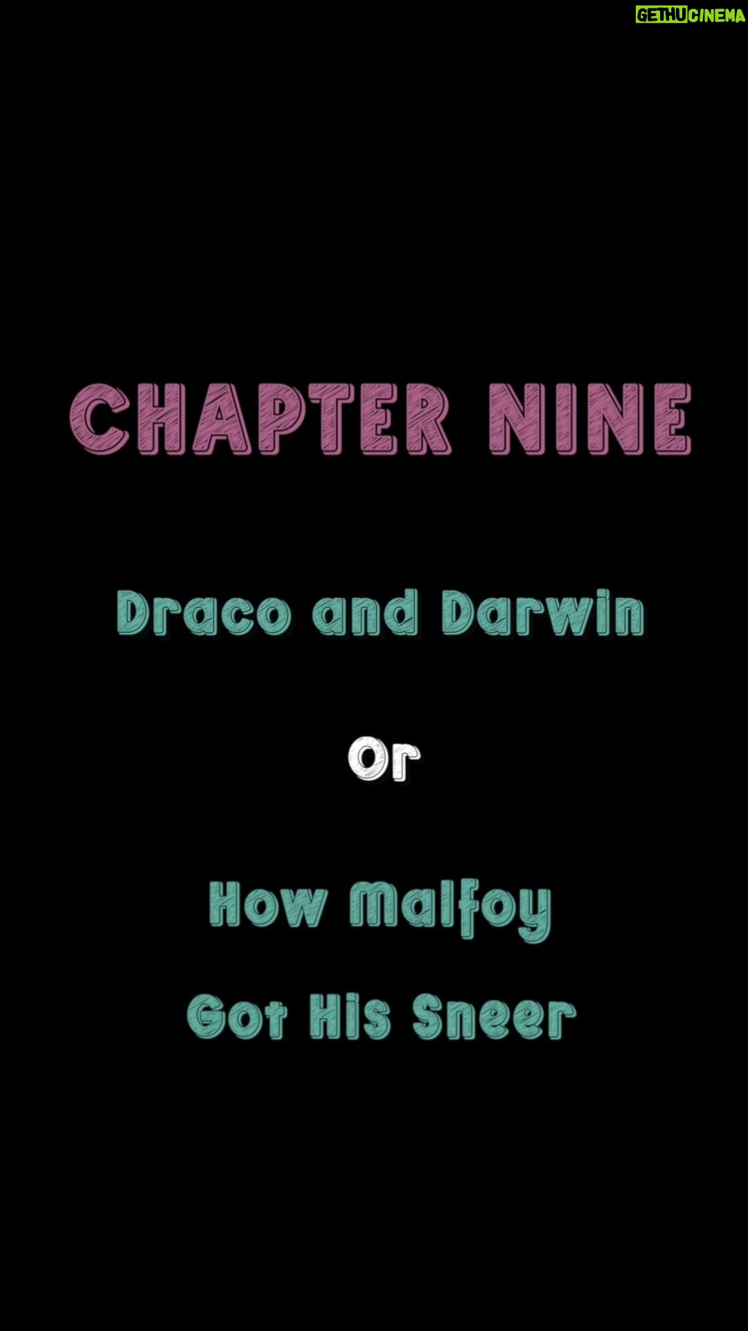 Tom Felton Instagram - Chapter 9: Draco and Darwin or How Malfoy Got His Sneer. In which Tom’s grandfather teaches him how to look down his nose at the Gryffindors. #BeyondTheWand