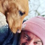 Tom Felton Instagram - Forrest is six months old today. He’s been nothing but a joy. Swipe for our family portrait attempts x