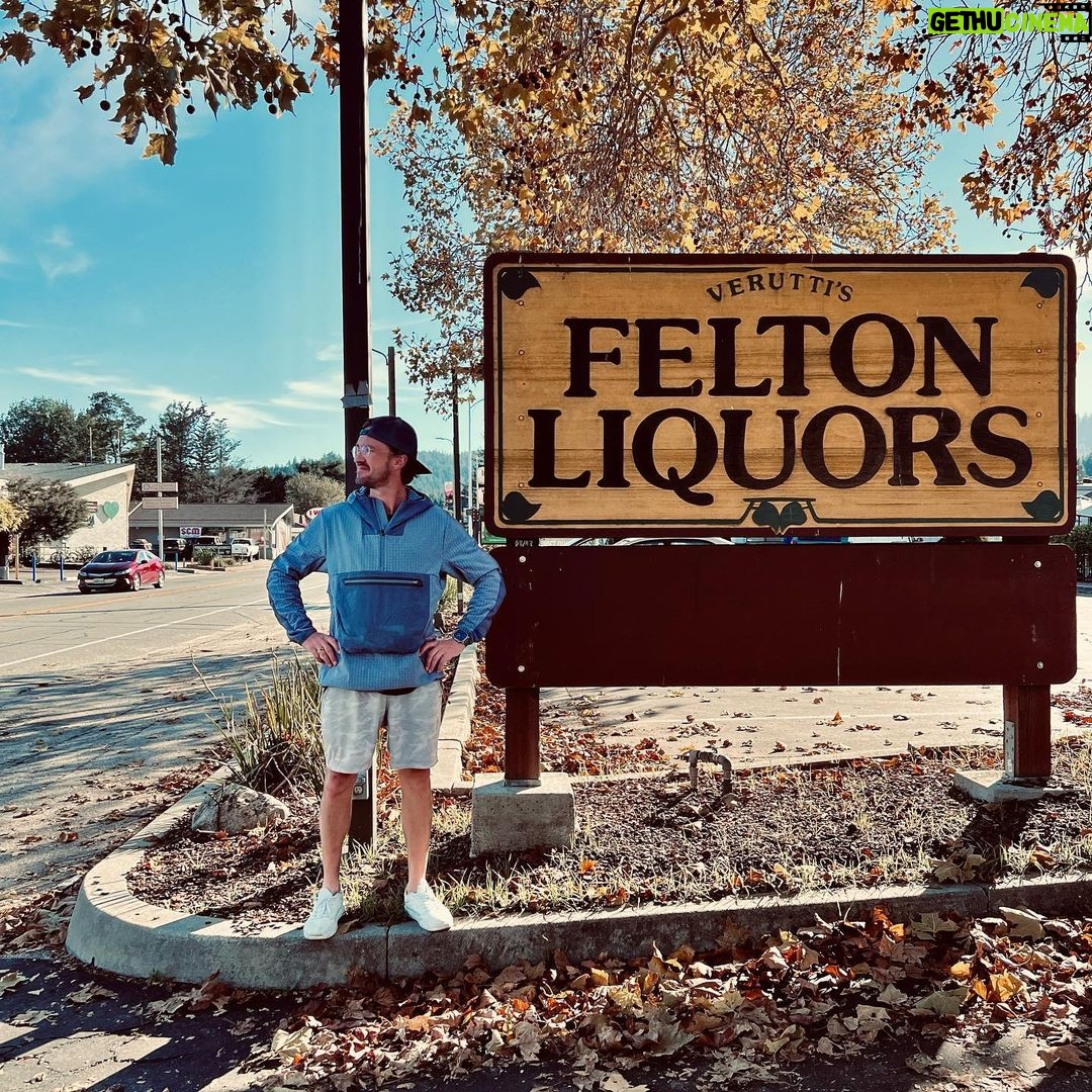 Tom Felton Instagram - Coming soon to a town near you Felton, California