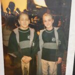 Tom Felton Instagram - Two Dracos ‘chamber of secrets @davidholmes83 - check out his brilliant podcast at @ripple_productions - love you mate x Hogwarts School of Witchcraft and Wizardy
