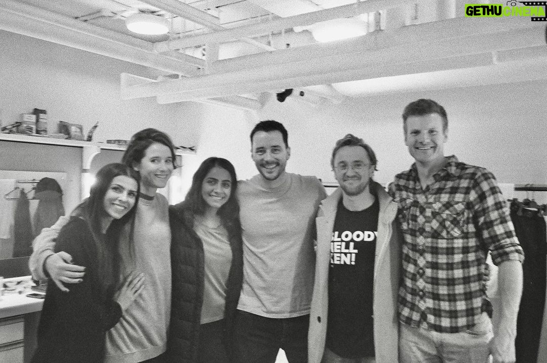 Tom Felton Instagram - This is it guys. Last week. 8 shows to go and I could not be more in love with these people - it’s been a huge privilege to share the stage with you every night ! @222aghoststory 👻 ❤️