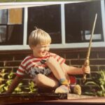 Tom Felton Instagram - Early wand training x