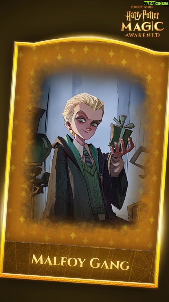 Tom Felton Instagram - I SAID WHAT I SAID. The Malfoy Gang is the best card in @hpmagicawakened Like if you agree. Comment if you’re unequivocally and categorically wrong. Link in bio to play now. #MagicAwakenedPartner #HarryPotter #MagicAwakened