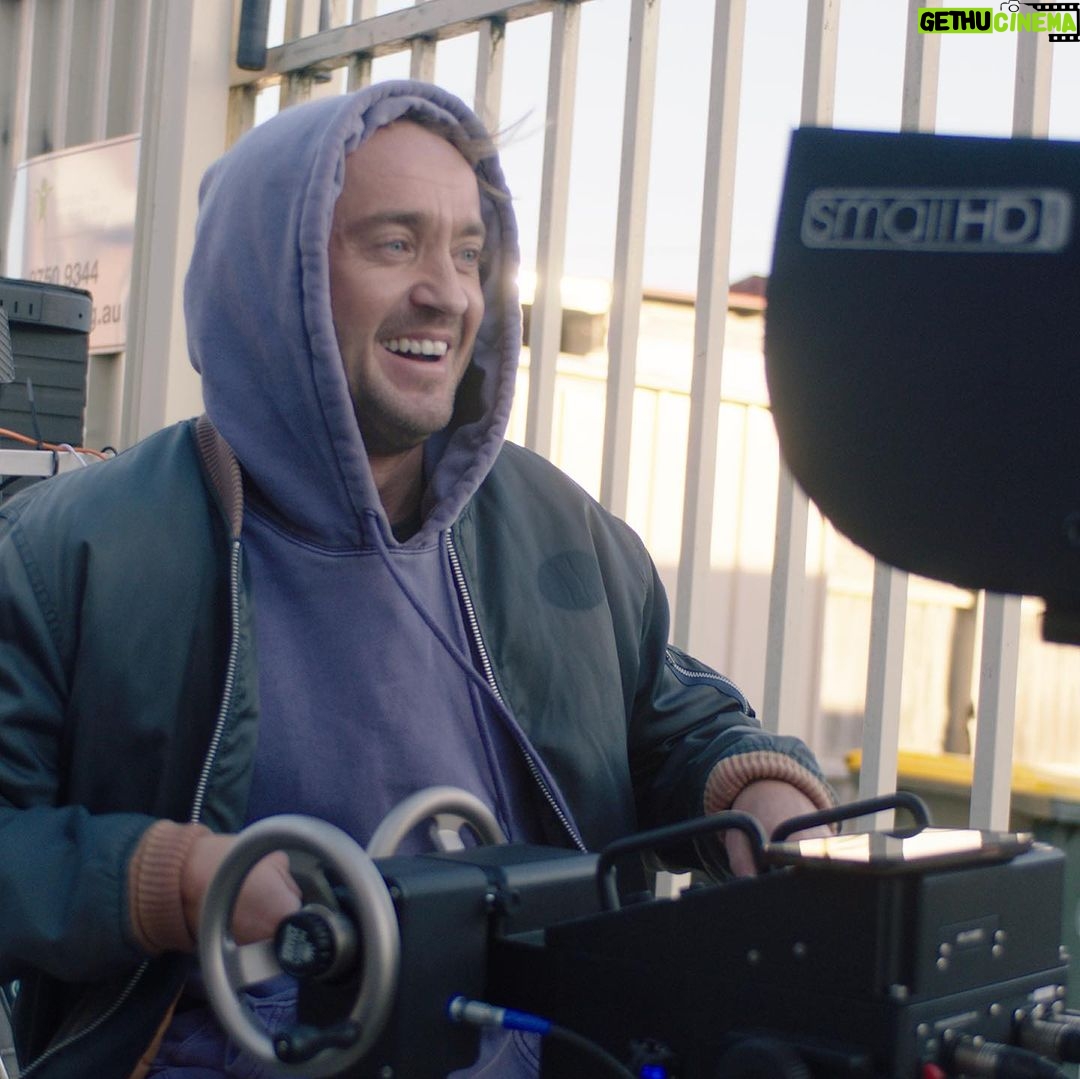 Tom Felton Instagram - Having too much fun behind the scenes shooting in Sydney 🎥 @ubereats_aus