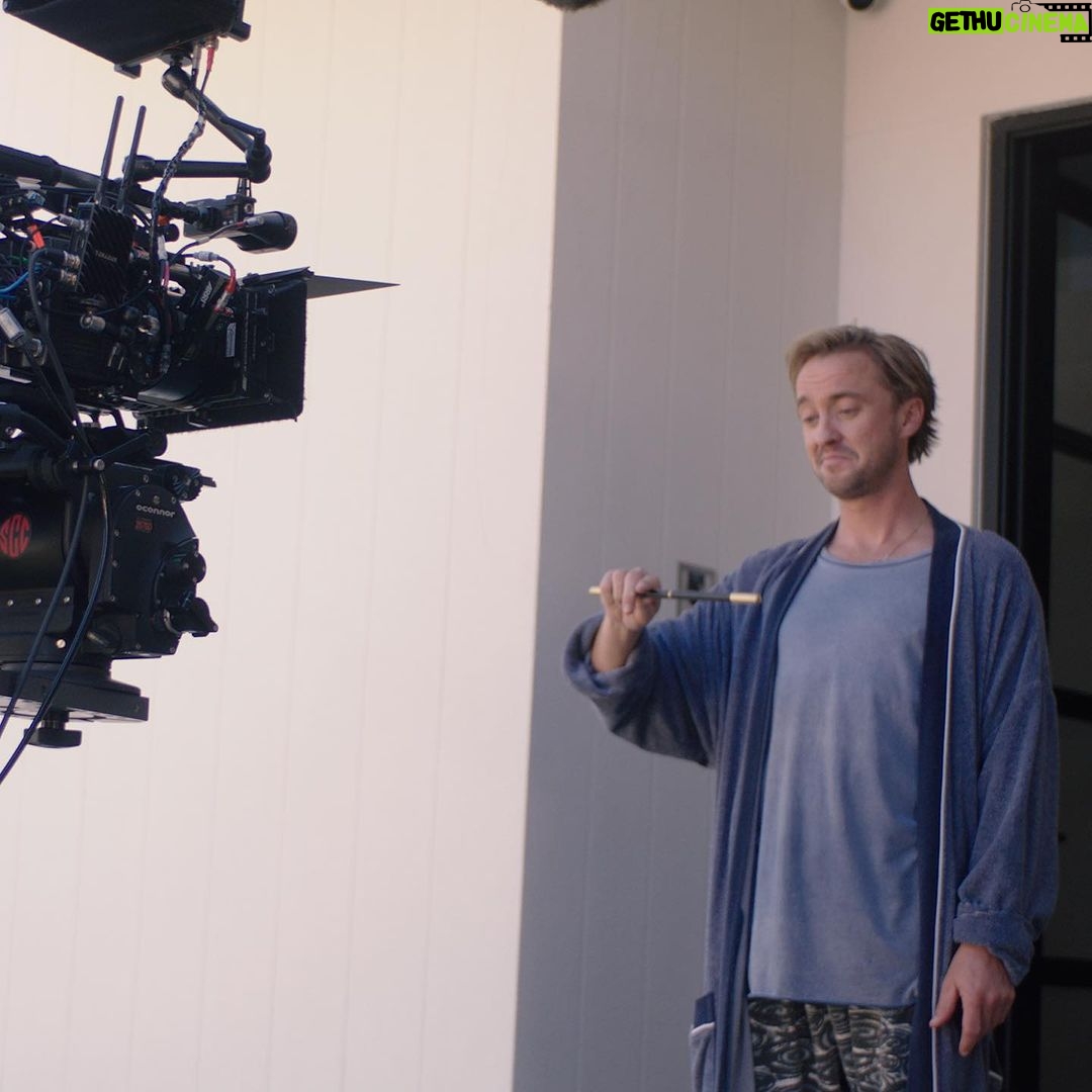 Tom Felton Instagram - Having too much fun behind the scenes shooting in Sydney 🎥 @ubereats_aus