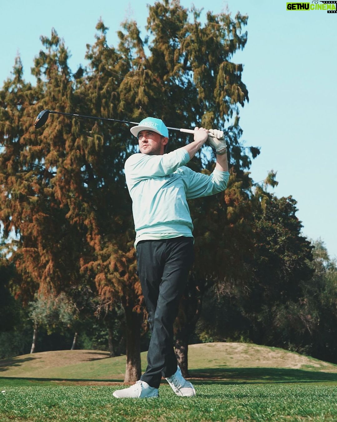 Tom Felton Instagram - Down the middle. Probably… ⛳️