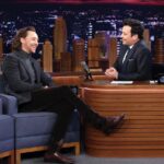 Tom Hiddleston Instagram - My first time on @fallontonight! Thank you so much @jimmyfallon and the team for the laughs. #BetrayalBroadway #Loki 30 Rockefeller Plaza NBC Studio
