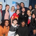 Tom Hiddleston Instagram - Honoured to meet the company of @dearevanhansen after seeing the show last night. In awe of, and inspired by, their emotional generosity and commitment. They’re singing their hearts out. 📷: @bruglikas Music Box Theatre