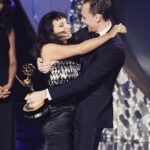 Tom Hiddleston Instagram - This made me so happy. Presenting @susannebier with her #Emmy Award for Outstanding Directing for #TheNightManager. Hooray.