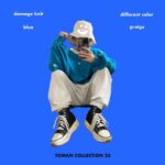 Toman Instagram - TOMAN COLLECTION damage knit (blue) style👕👖👟 ダンスの日だったので スウェットと合わせてカジュアルに。 組み合わせ次第で キュートにもクールにもなるダメージニット🧶 blue の在庫はあと2点のみとなりました！ 毎日、どなたからかは着用報告いただけて幸せです。 size : free / n blue / ¥7,000＋tax 〰️〰️〰️〰️〰️ ご購入はハイライトのリンクから飛ぶか ZOZOTOWNで「とまん」と検索ください🔍