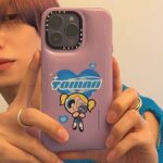 Toman Instagram - CASETiFYで新しいケースに変えましたへへ 6月2日に発売されたばかりのパワパフコラボ💙🕶️ 好きな文字を入れることができて スポンジのようなふわふわ素材がかわちい 他にもたくさんの種類があるのでCASETiFYを覗いてみてね おソロいしましょ＾＾ @CASETiFY_jp #PowerpuffGirlsxCASETiFY #CASETiFY