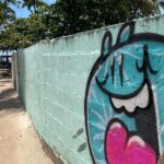 Tomaz Viana Instagram – Shimu invadindo praia do forte aqui na Bahia ❤️
#shimu#graffiti#praiadoforte#pagodaobaiano #toz