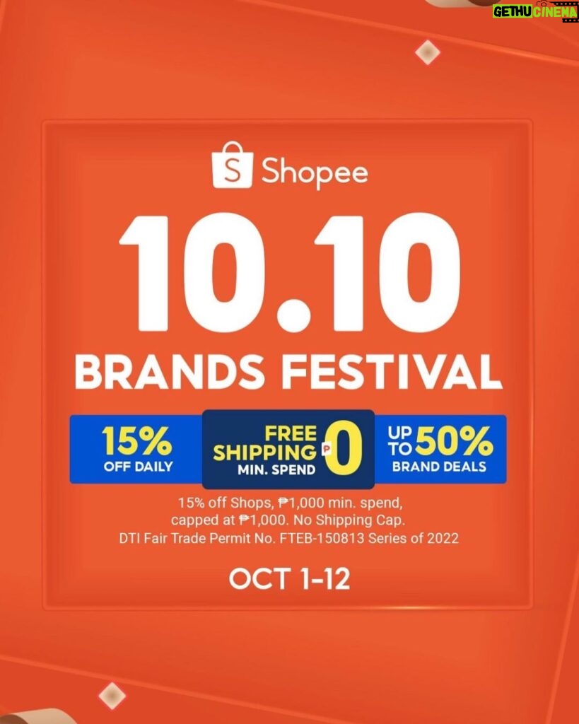 Toni Gonzaga Instagram - Excited na ba kayo para sa @shopee_ph 10.10 Brands Festival?🧡 Catch me in this exclusive behind-the-scenes video and celebrate #ShopeePH1010BrandsFestival with us from Oct 1-12! Download Shopee now and enjoy exciting deals and prizes😍 #ShopeePH ProvillStudios Manila