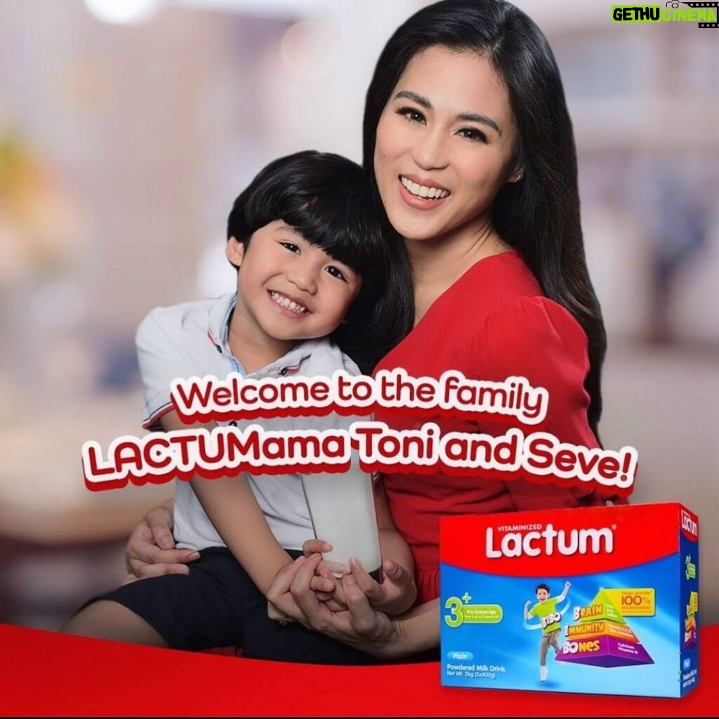 Toni Gonzaga Instagram - Thank you Lactum for welcoming me and Seve! ❤️ This project has a special place in my heart.❤️ I’ve always been a lactumama!
