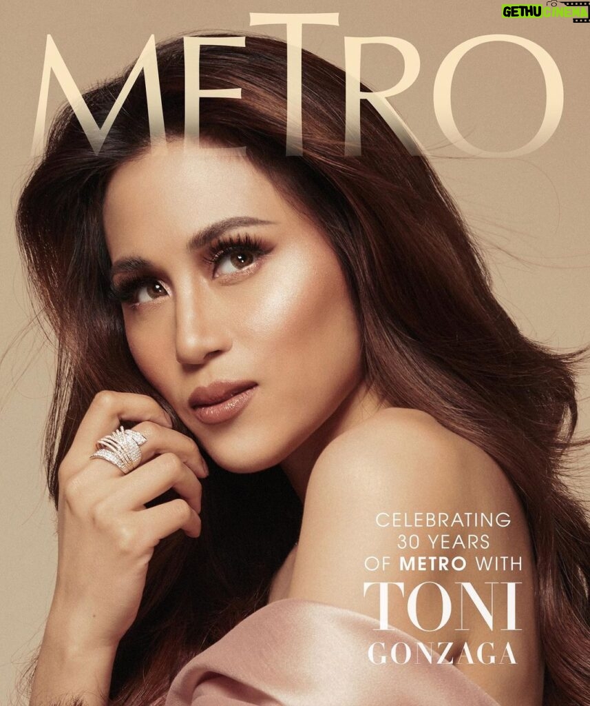 Toni Gonzaga Instagram - Happy 30th @metromagph! 🥂 Thank you for the feature.✨