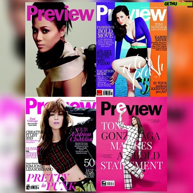 Toni Gonzaga Instagram - Happy 20th anniversary PREVIEW magazine! #Preview20