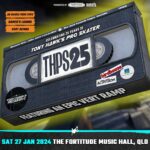 Tony Hawk Instagram – 🇦🇺🛹🎮🎤🎸
Tickets still available to “evening with” in Sydney & Melbourne, and to #THPS25 in Brisbane (+ @birdhouseskateboards crew). Links in bio
Thanks to @activision / @tonyhawkthegame for making this [redemption] Oz tour possible. Australia
