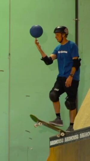 Tony Hawk Instagram - Going hard in no paint. 🏀🛹
