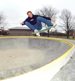 Tony Hawk Instagram - Yesterday I had the privilege of skating Dodge Skatepark, an area that my dad helped to design nearly 35 years ago. It remained in its original form up until November of last year, after locals rallied the city council and raised funds for resurfacing and slight upgrades. It was inspiring to hear from skaters that grew up here, as the park became their gathering place and, in many ways, their salvation from life’s hardships. It wasn’t the best or most modern design but it served a purpose far beyond a training grounds or competitive landscape. The skaters of Columbus and surrounding areas felt connected to this space in a way that is hard to explain unless you’ve been lucky enough to have a place like it. It was kinked and crusty and beloved for its uniquely flawed design. And now it’s smooth with proper coping, but has kept its shape and raw charm. In some ways, it is the only [literal] concrete legacy of my father’s impact on skateboarding; he knew us skaters as creative misfits that just needed a sense of community to thrive into our adult lives. Thanks to Donny @smellycurb for meeting me on this frigid morning and giving me first-hand insight to the rich history of this sacred place. And thanks to my lifelong skate friend & OG skatepark advocate @mikivuckovich for taking these pics. It was my pleasure to help revitalize the park and roll around in my dad’s honor. He would have been proudly stoic but stoked to see it.