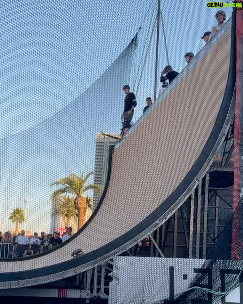 Tony Hawk Instagram - Yesterday at @whenwewereyoungfest: 1) Here I am, doing everything I can, pretending I’m a singer in a band 2) Sandro over Reese getting tech 3) warmup wizardry by Jimmy, Tate and Ruby 4) I was a skater boy, she said “see you later at the ramp” 5) Me going under Reese after a long conversation convincing her that she can now go high enough to make this work. 6) A bunch of tricks that were invented when I was young (SWIDT?) 🎥/📷: @thisguysthelimit @xgames @thedingoinsnow Las Vegas Festival Grounds