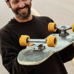 Tony Hawk Instagram - It is wildly impressive that @chad_caruso skated across the USA, but I was equally fascinated that he pushed switch half the time. Leg day is every day when you are covering 3000+ miles (Venice 🛹 Virginia) in less than two months. Hear his inspiring story on the latest @hawkvswolf.