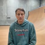 Tony Hawk Instagram - The origins of the Stale Fish and how it [accidentally] got named. ✋🏼🎣🛹 🎞️: @_aliminator