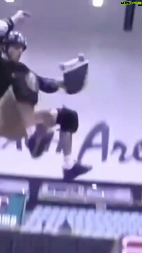 Tony Hawk Instagram - ASR demo, 1999. Back when the only vert ramps were in warehouses or assembled temporarily for trade shows, concerts or @xgames (via @deanskateboarder)