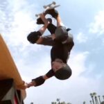 Tony Hawk Instagram – I had a blast jumping into the @xgames best trick this afternoon and witnessing all of the progression first-hand. Also checked off a bucket list item: invert on a surfboard 🤷🏼. Thanks to everyone for the support and kind words as I cling to my fading youth. 
Here’s a breakdown of all the gnar:
Edi Damestoy – frontside forward to fakie 720 (aka rodeo revert?)🥉
Paul-Luc Ronchetti: 540 double flip to Indy
Mitchie Brusco – varial flip McTwist
Me – ✋🏼🪴
Tom Schaar – ollie to rewind grind 🏄🏼‍♂️(aka Peter blunt grind)
Elliot Sloan – heelflip 720
Moto Shibata – alley-oop kickflip Japan McTwist 🥈
Gui Khury – Judo 900 🥇

🎥: @berrics / @xgames Ventura, California