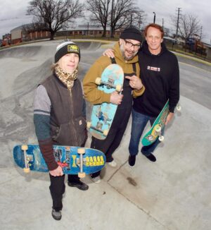 Tony Hawk Instagram - Yesterday I had the privilege of skating Dodge Skatepark, an area that my dad helped to design nearly 35 years ago. It remained in its original form up until November of last year, after locals rallied the city council and raised funds for resurfacing and slight upgrades. It was inspiring to hear from skaters that grew up here, as the park became their gathering place and, in many ways, their salvation from life’s hardships. It wasn’t the best or most modern design but it served a purpose far beyond a training grounds or competitive landscape. The skaters of Columbus and surrounding areas felt connected to this space in a way that is hard to explain unless you’ve been lucky enough to have a place like it. It was kinked and crusty and beloved for its uniquely flawed design. And now it’s smooth with proper coping, but has kept its shape and raw charm. In some ways, it is the only [literal] concrete legacy of my father’s impact on skateboarding; he knew us skaters as creative misfits that just needed a sense of community to thrive into our adult lives. Thanks to Donny @smellycurb for meeting me on this frigid morning and giving me first-hand insight to the rich history of this sacred place. And thanks to my lifelong skate friend & OG skatepark advocate @mikivuckovich for taking these pics. It was my pleasure to help revitalize the park and roll around in my dad’s honor. He would have been proudly stoic but stoked to see it.